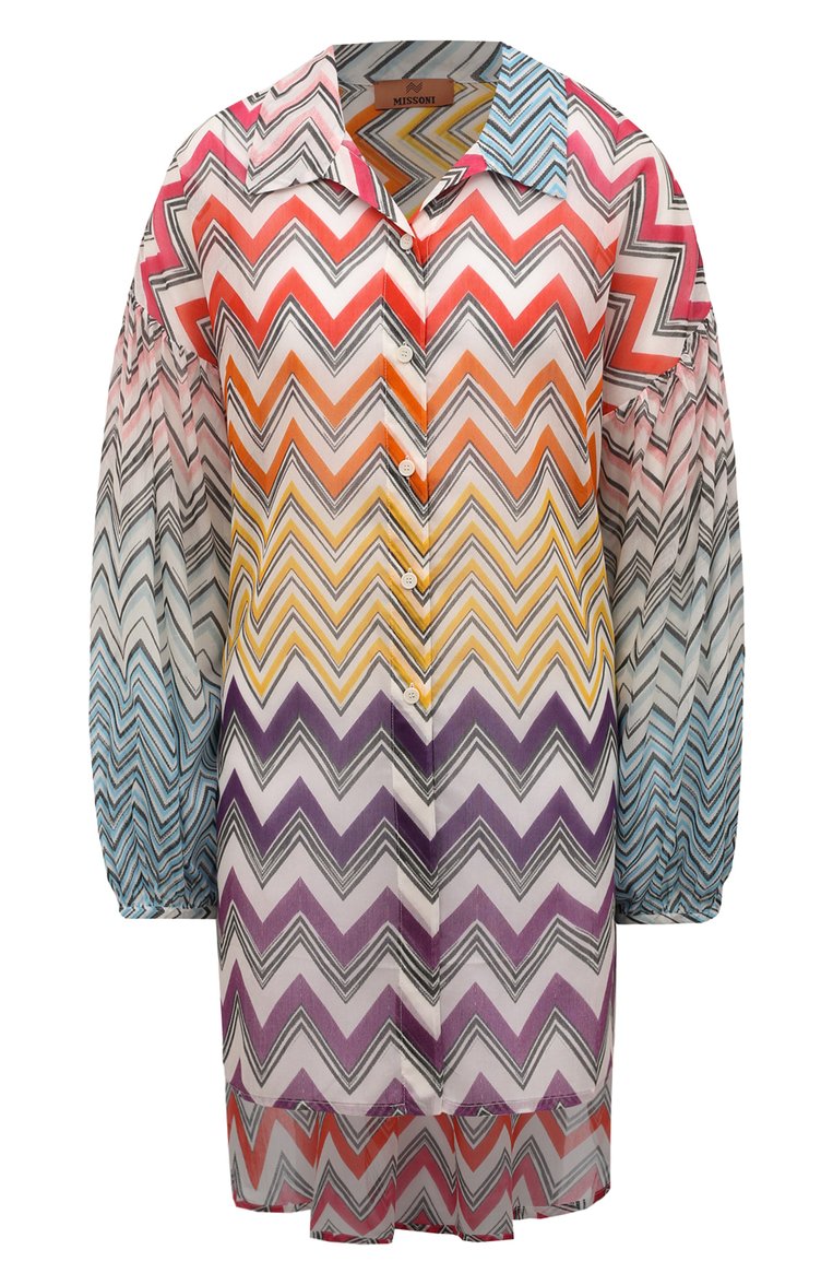 Блузка из хлопка и шелка MISSONI, арт. MS23SK0P/BW00NM, фото 1