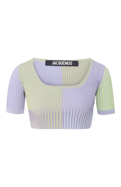 Топ из смеси вискозы и хлопка JACQUEMUS, арт. 201KN36/48651, фото 1
