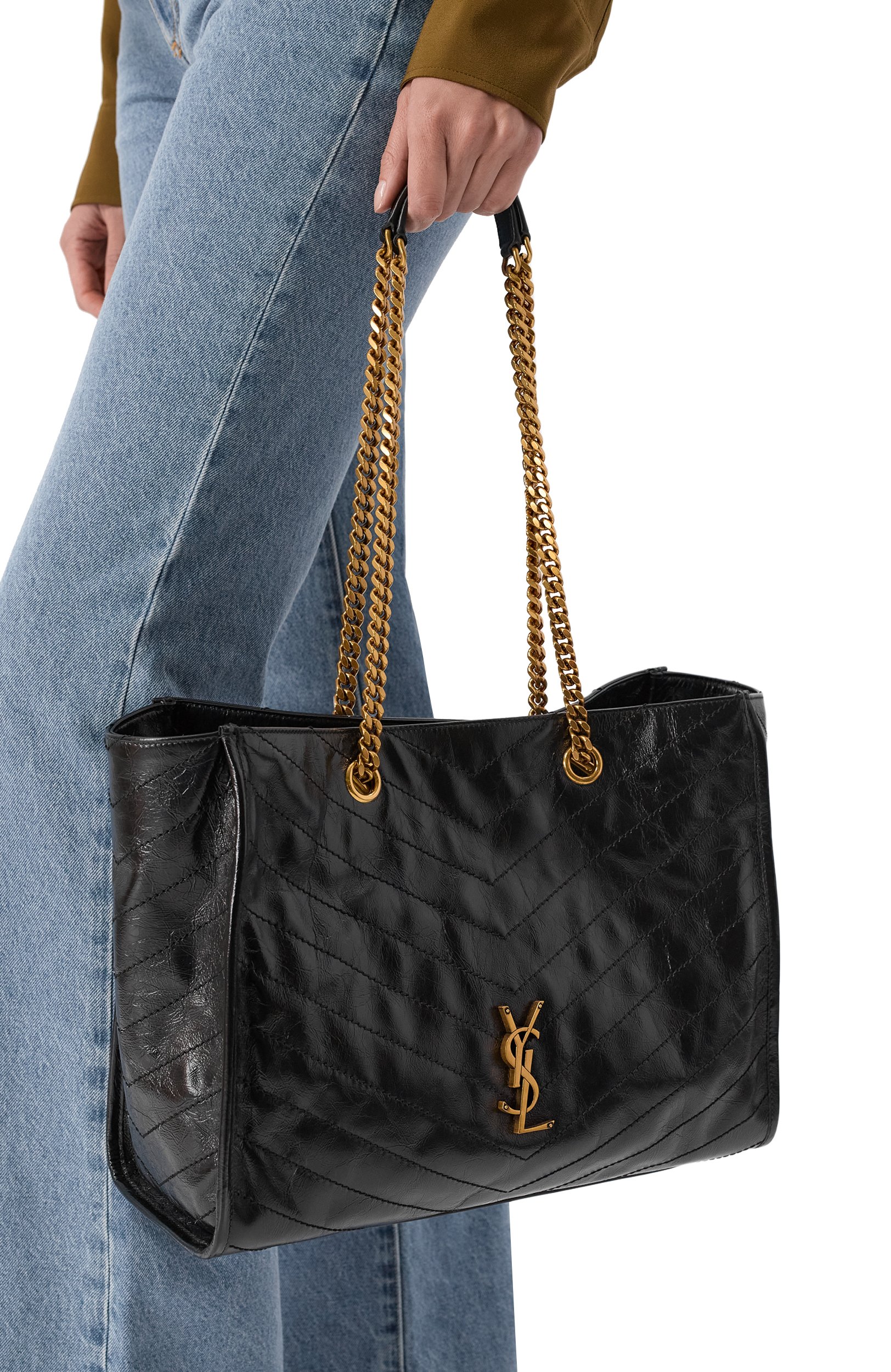 Сумка-тоут niki medium SAINT LAURENT, арт. 871151/0EN07, фото 2