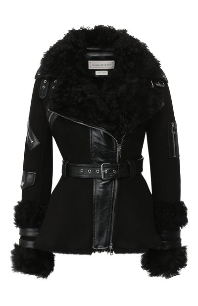 Дубленка с поясом ALEXANDER MCQUEEN, арт. 585961/Q5AB4, фото 1
