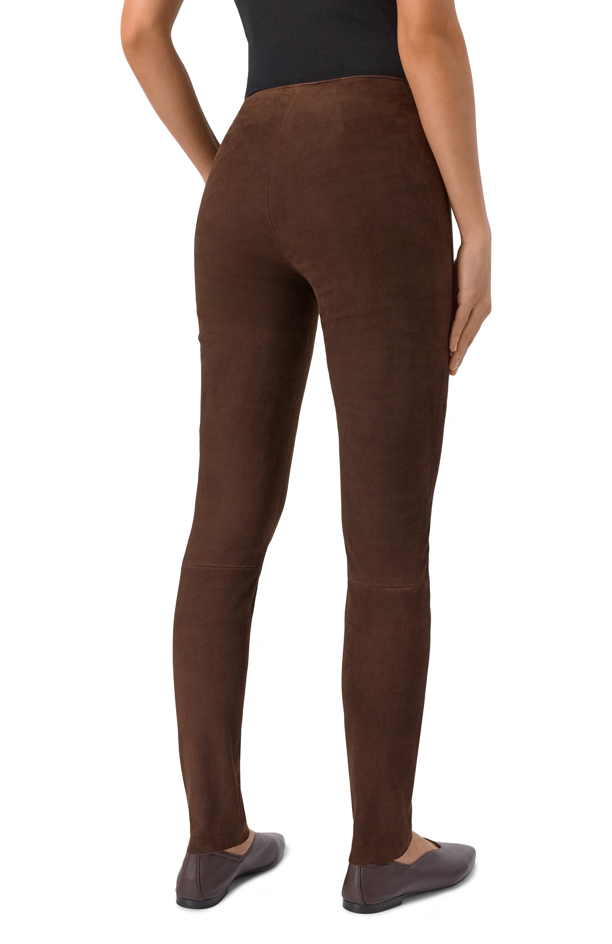 Замшевые легинсы KITON, арт. D58173K0556F01, фото 4