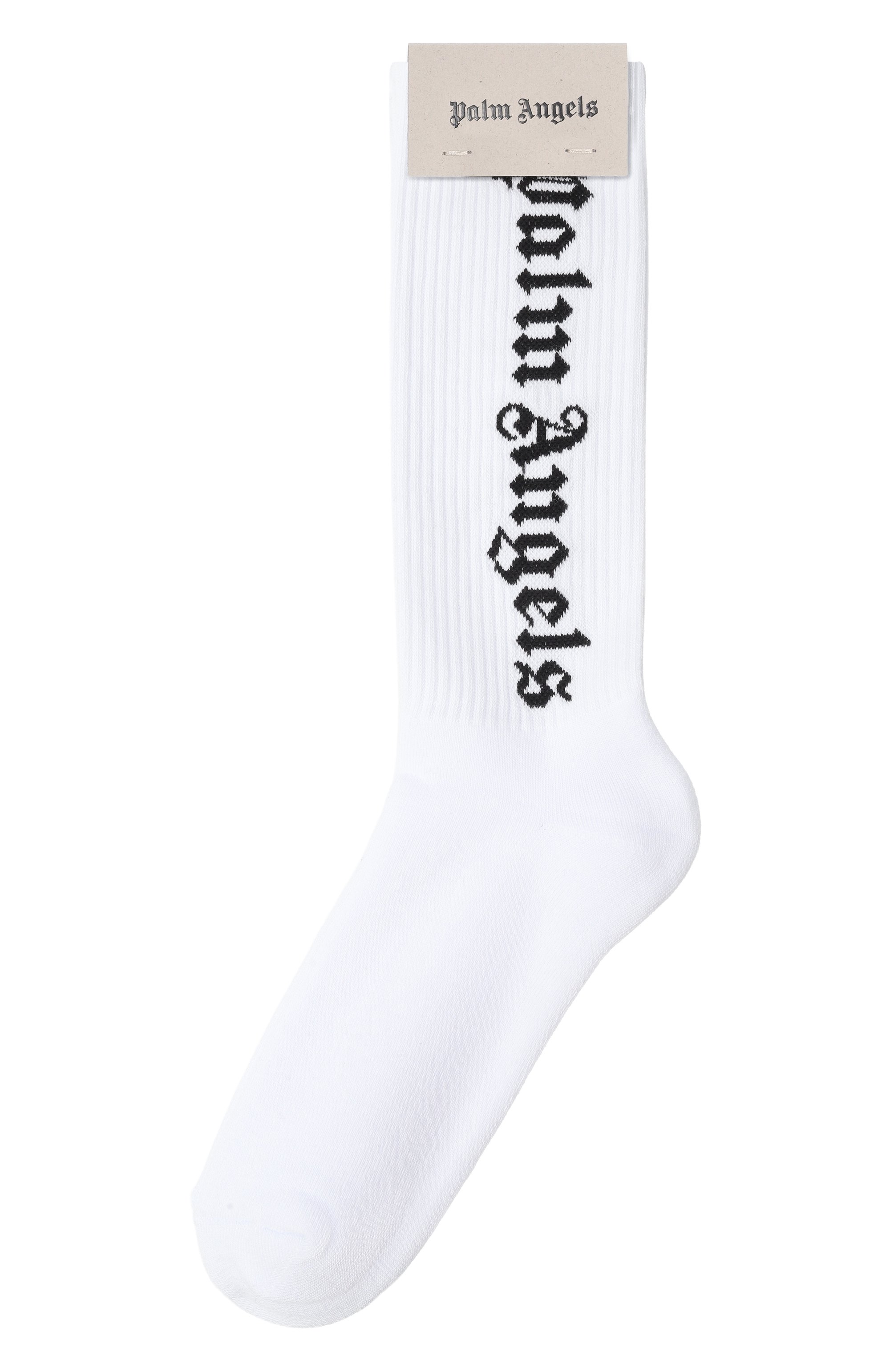 Хлопковые носки PALM ANGELS, арт. PWRA007C99FAB001, фото 1