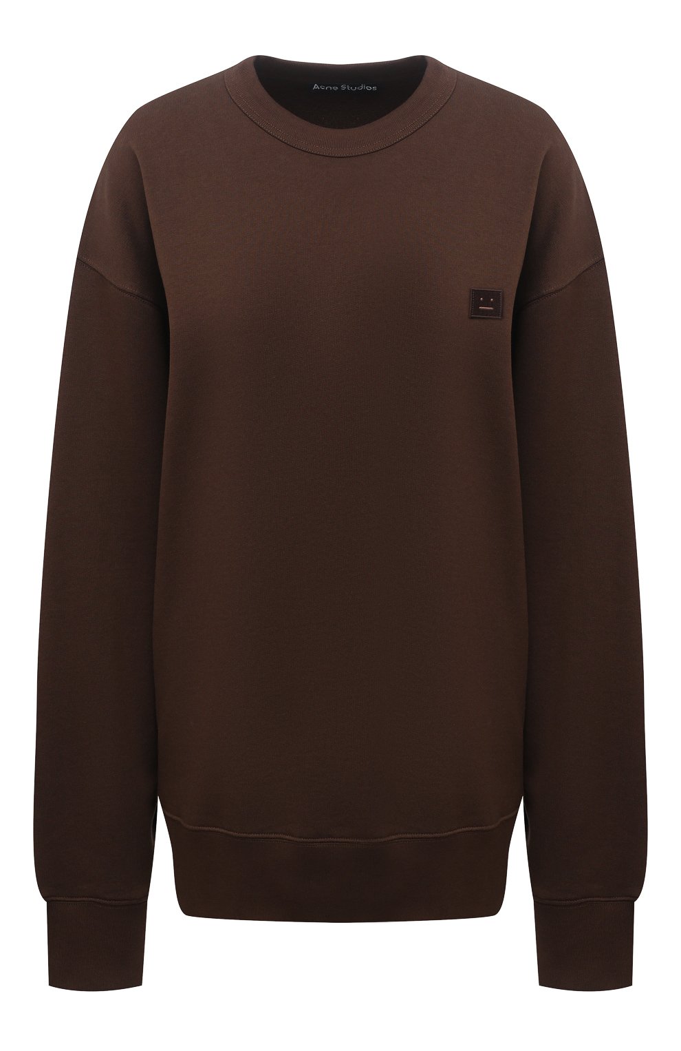 Хлопковый свитшот ACNE STUDIOS коричневого цвета по цене 21800 руб., арт. CI0072/W, фото 1 Хлопковый свитшот ACNE STUDIOS, арт. CI0072/W, фото 1