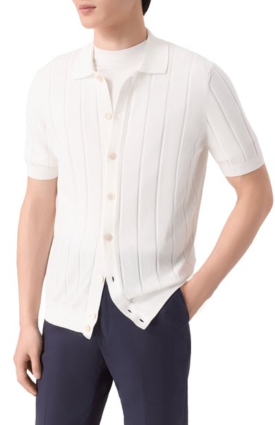 Хлопковая рубашка GRAN SASSO, арт. 57143/20634, фото 3