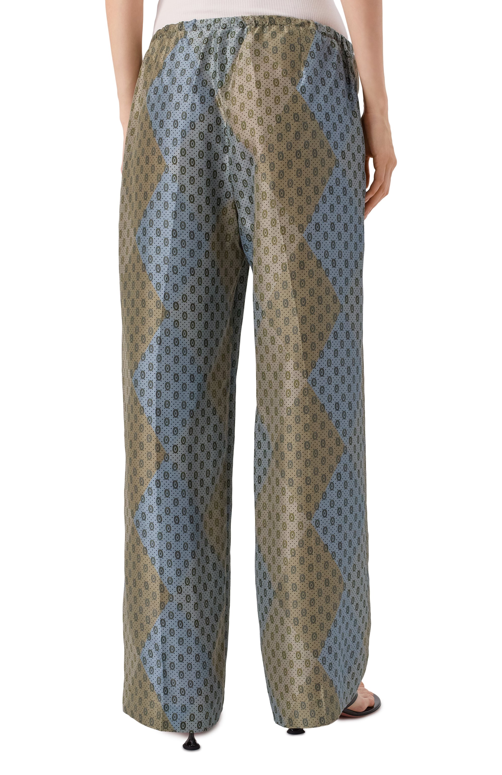 Шелковые брюки DRIES VAN NOTEN, арт. 010914-2127-104, фото 4