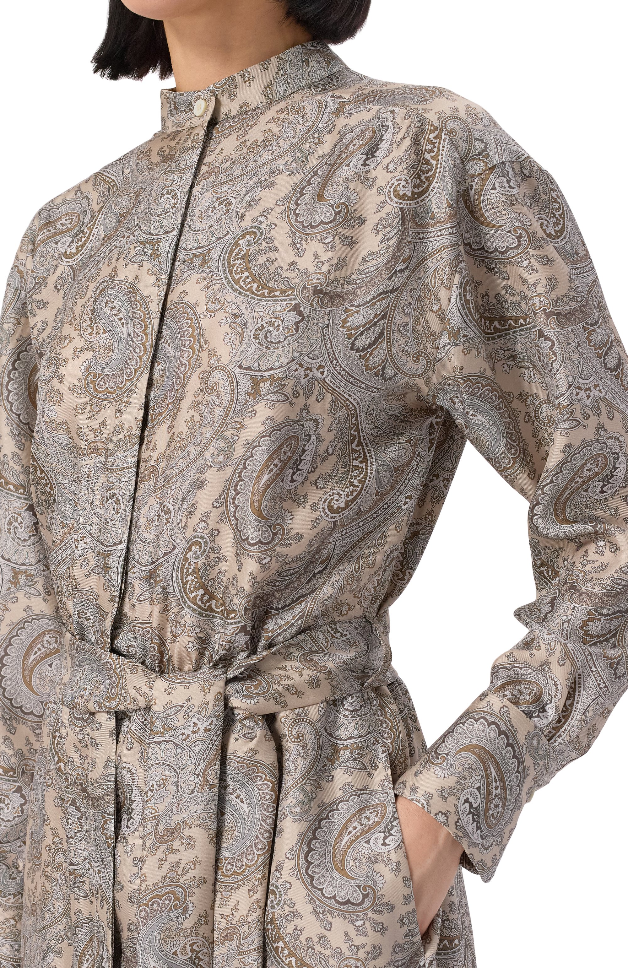 Шелковое платье NOBLE&BRULEE, арт. NB106/10122024/473, фото 5