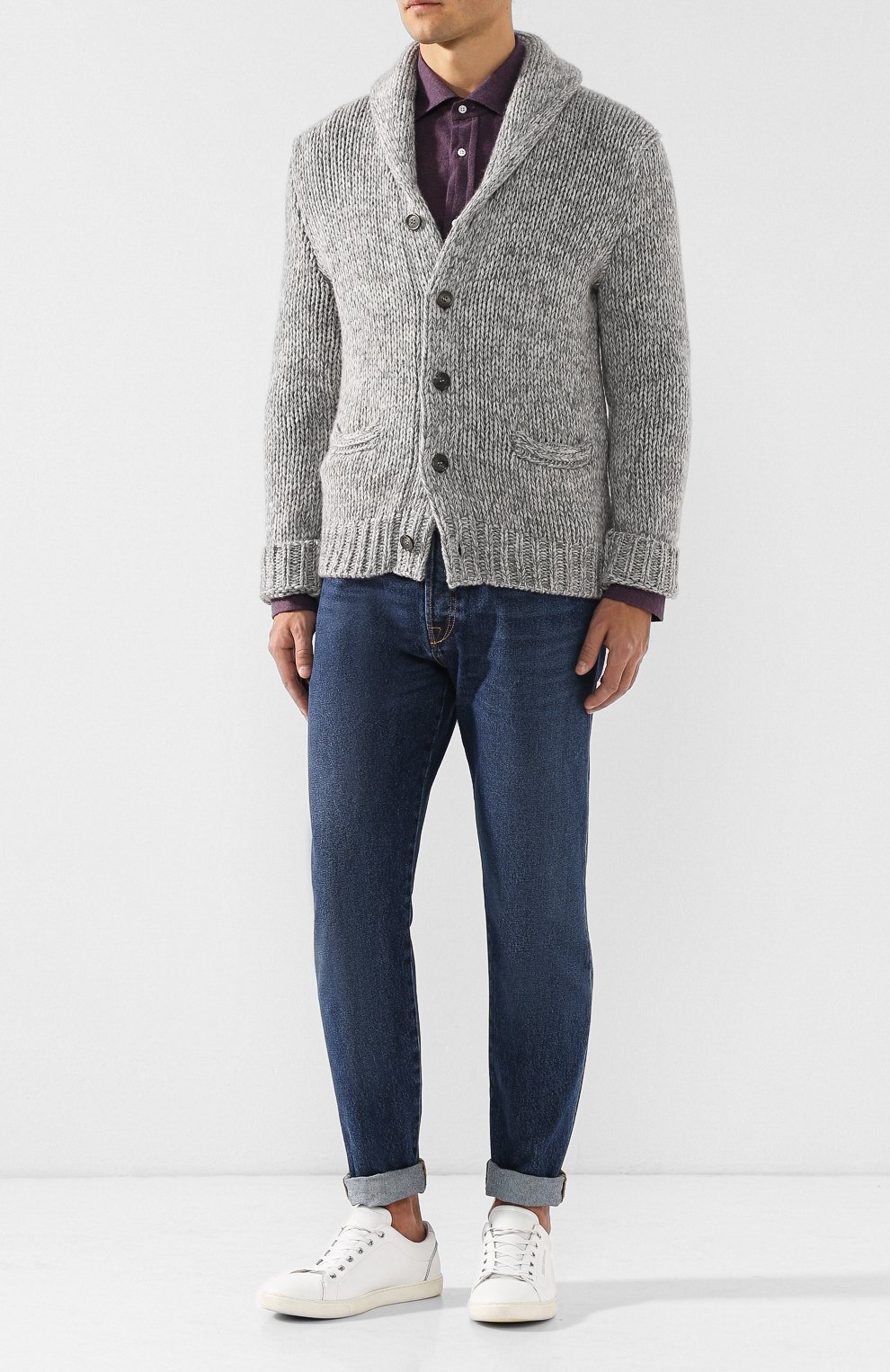 Хлопковая рубашка с воротником кент RALPH LAUREN, арт. 790721004, фото 2