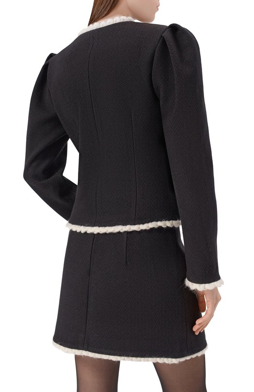 Твидовый жакет Botrois SKU64610038 Чёрный  SKU64610038 Фото 4