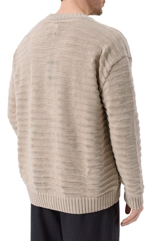 Хлопковый кардиган MM6 SH0HP0011/M13208 Бежевый  SH0HP0011/M13208 Фото 4