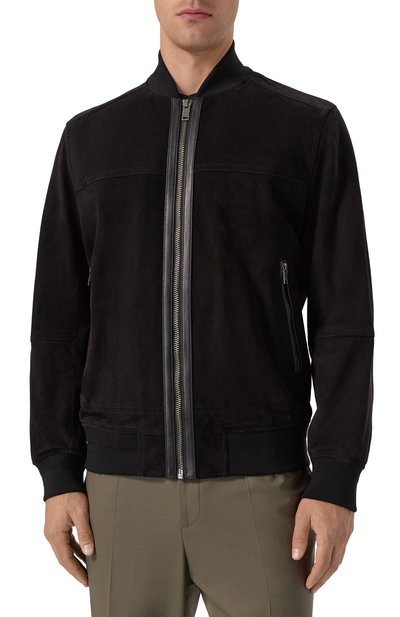 Замшевый бомбер BOSS ORANGE, арт. 50543505, фото 3