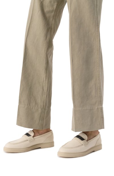 Текстильные пенни-лоферы BRUNELLO CUCINELLI, арт. MZ12G2956, фото 3