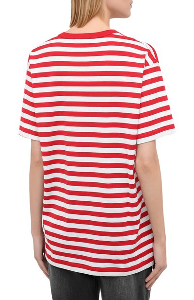 Хлопковая футболка ACNE STUDIOS, арт. CL0069/W, фото 4