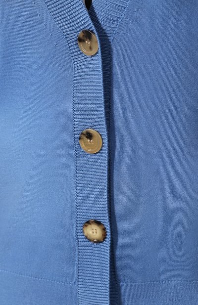 Шерстяной кардиган BURBERRY голубого цвета по цене 47700 руб., арт. 8005668, фото 5 Шерстяной кардиган BURBERRY, арт. 8005668, фото 5