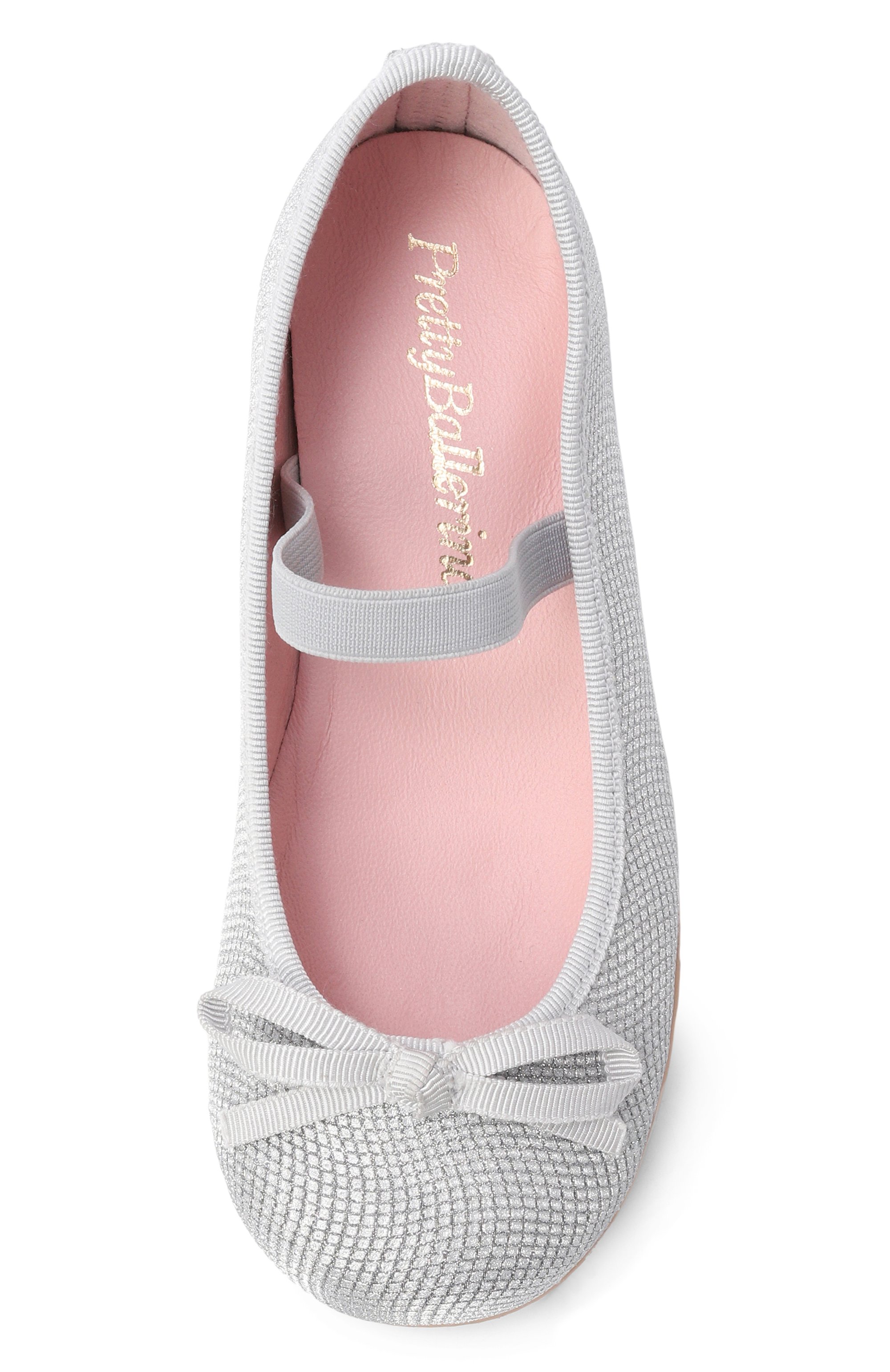 Туфли PRETTY BALLERINAS серебряного цвета по цене 21950 руб., арт. 44097_005, фото 4 Туфли PRETTY BALLERINAS, арт. 44097_005, фото 4