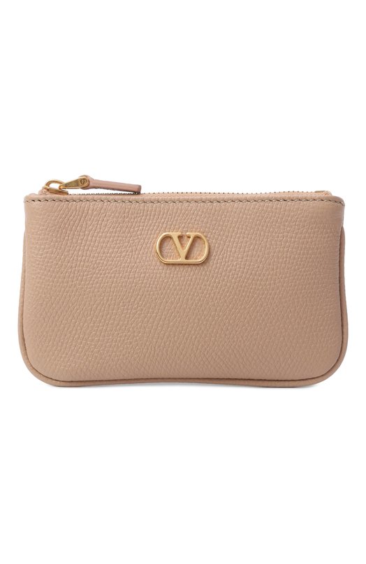 Кожаная ключница Valentino 8W2P0AK6/SNP Бежевый 8W2P0AK6/SNP