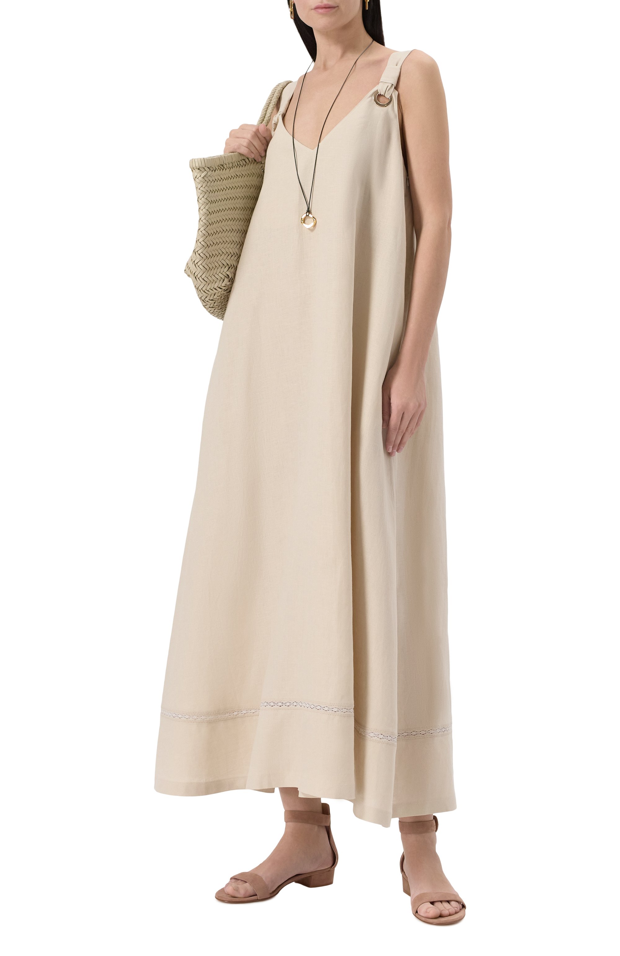 Замшевые босоножки portofino GIANVITO ROSSI, арт. G60354.20RIC.CAMPRAL, фото 2