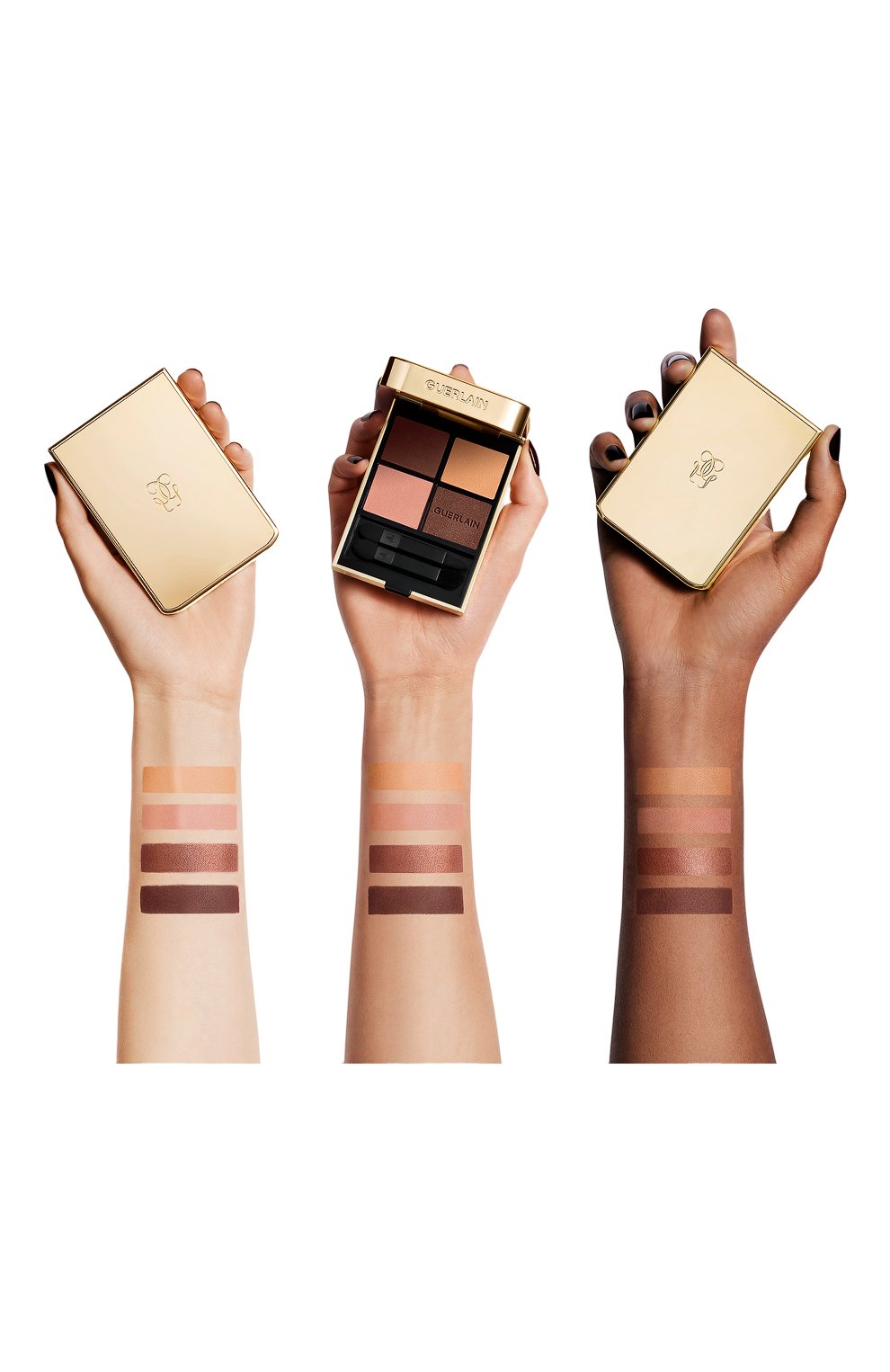 Тени для век ombres g, оттенок 258 дикий нюд (4x1.5g) GUERLAIN цвета по цене 8140 руб., арт. G043963, фото 4 Тени для век ombres g, оттенок 258 дикий нюд (4x1.5g) GUERLAIN, арт. G043963, фото 4
