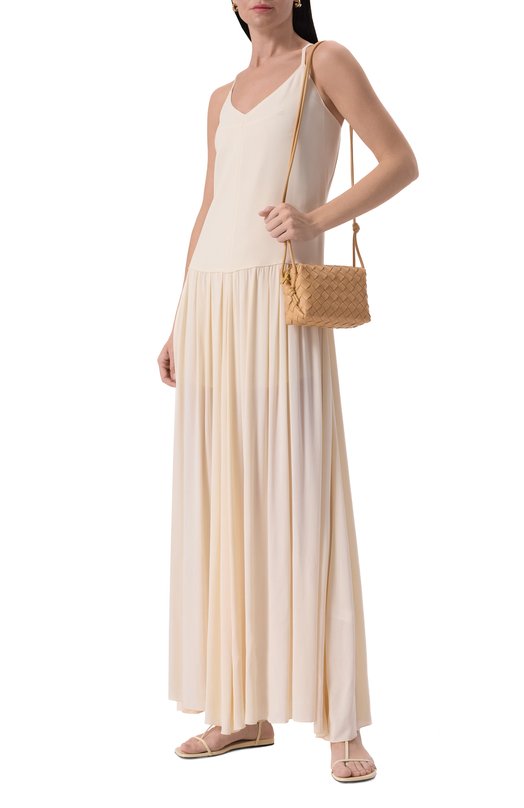 Платье из вискозы Forte_forte 13560_MY DRESS Кремовый  13560_MY DRESS Фото 2