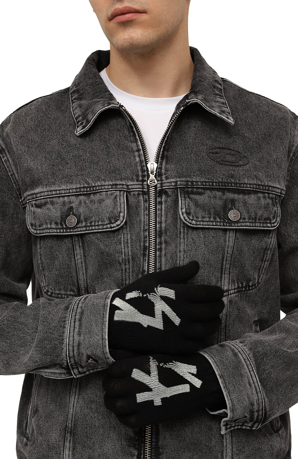 Шерстяные перчатки 44 LABEL GROUP, арт. B0030395/KN020/P274, фото 2