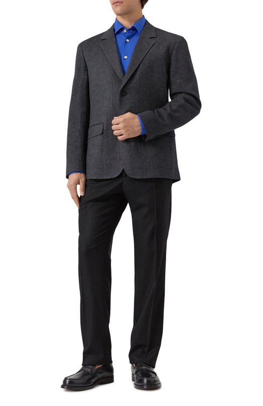 Хлопковая сорочка Kiton UMCNERH08837 Синий  UMCNERH08837 Фото 2