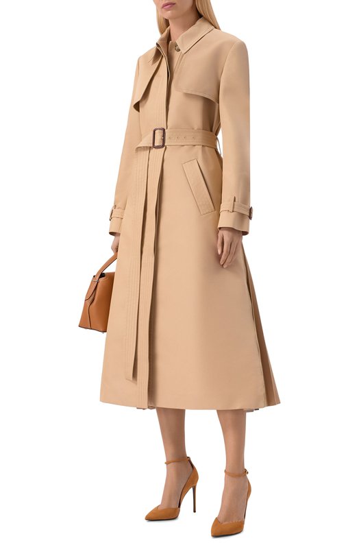 Тренч Elie Saab C0032NR26/P0024 Бежевый  C0032NR26/P0024 Фото 2