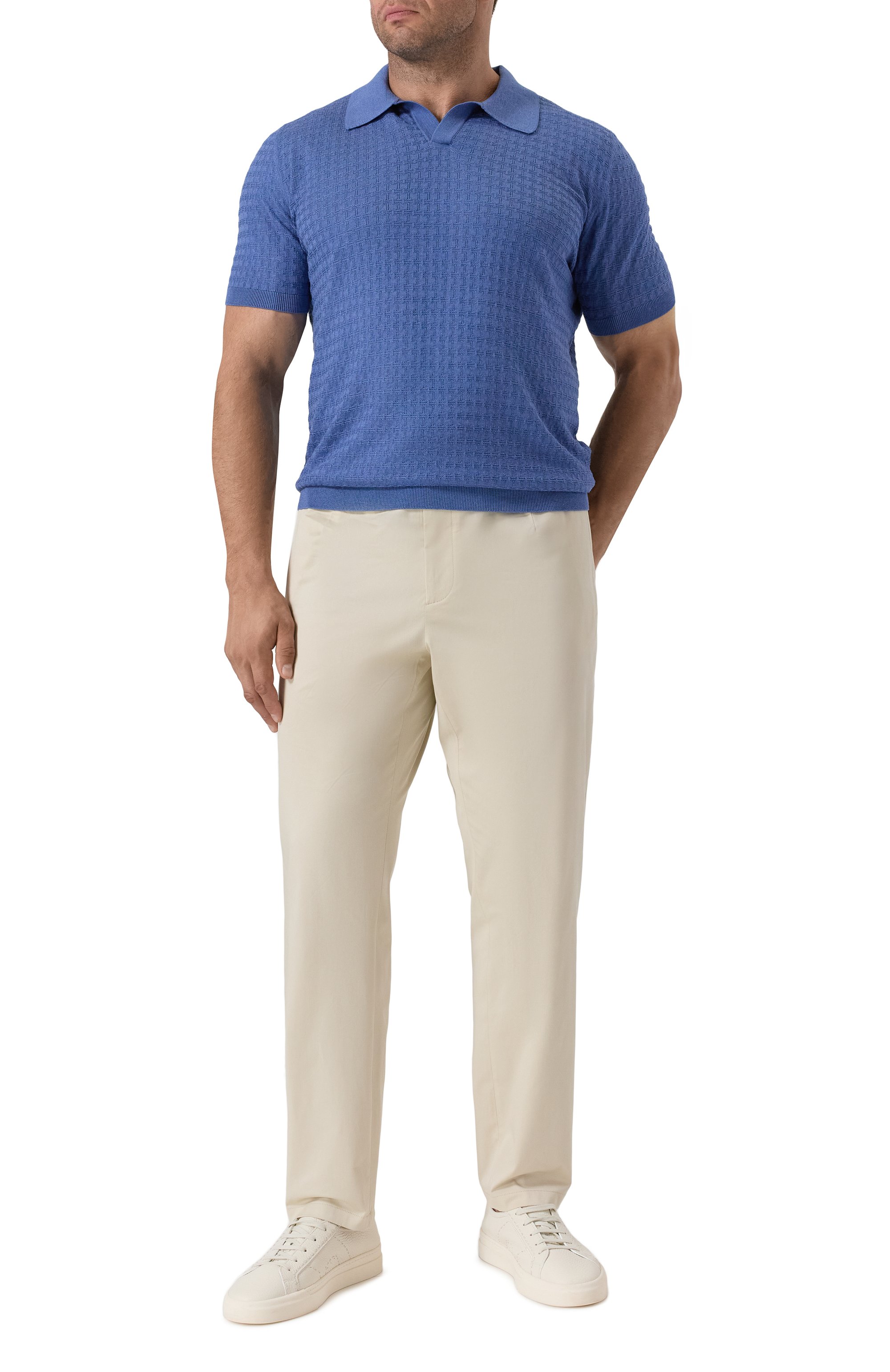 Поло из шелка и хлопка MVST, арт. MS61-650MUBIG, фото 2