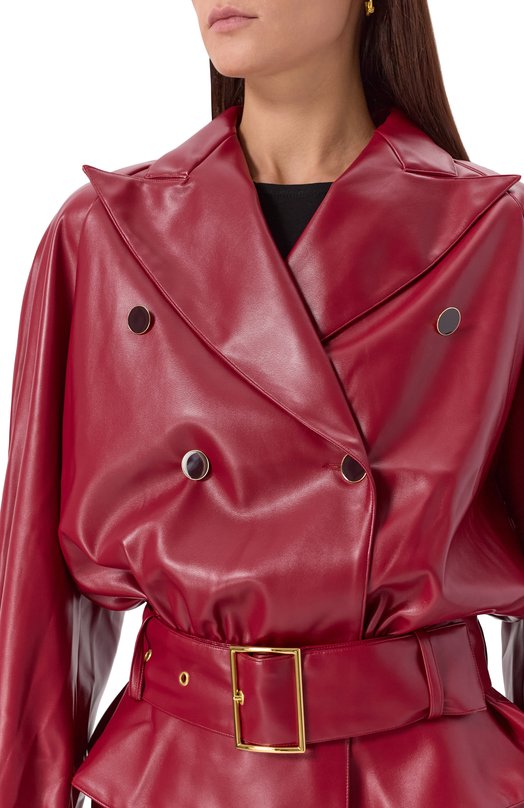 Куртка ROWEN ROSE C0AT_RR164_XS/EC0 LEATHER Бордовый  C0AT_RR164_XS/EC0 LEATHER Фото 5