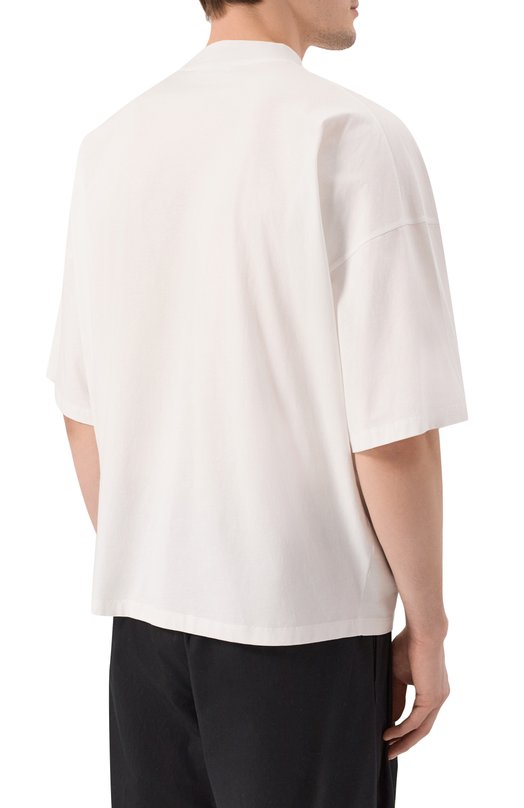 Хлопковая футболка Jil Sander J21GC0005/J45084 Белый  J21GC0005/J45084 Фото 4