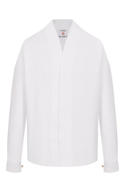 Мужская хлопковая рубашка CASABLANCA, арт. M-AW25-SH-231-01