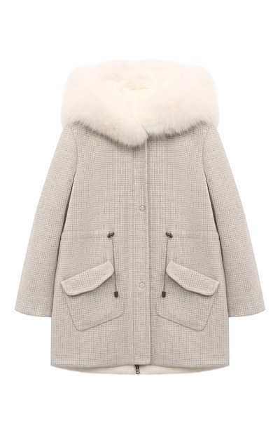 Шерстяная парка MANZONI24, арт. 24MB312-PDP6RTSH