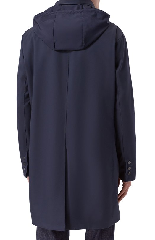 Плащ Kiton UW2193V0422H02 Синий  UW2193V0422H02 Фото 4
