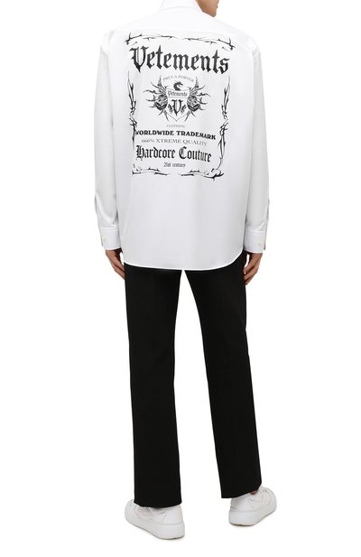 Хлопковая рубашка VETEMENTS, арт. UA52SH500W 1005/M, фото 2