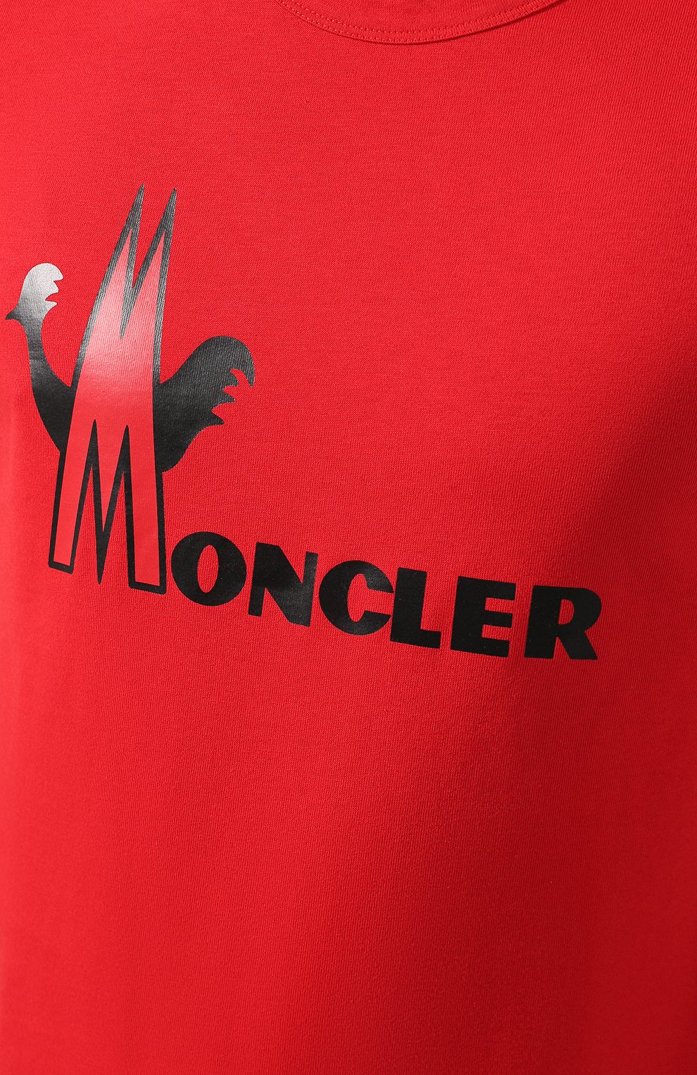 Хлопковая футболка MONCLER, арт. E2-091-80486-50-8390T, фото 5