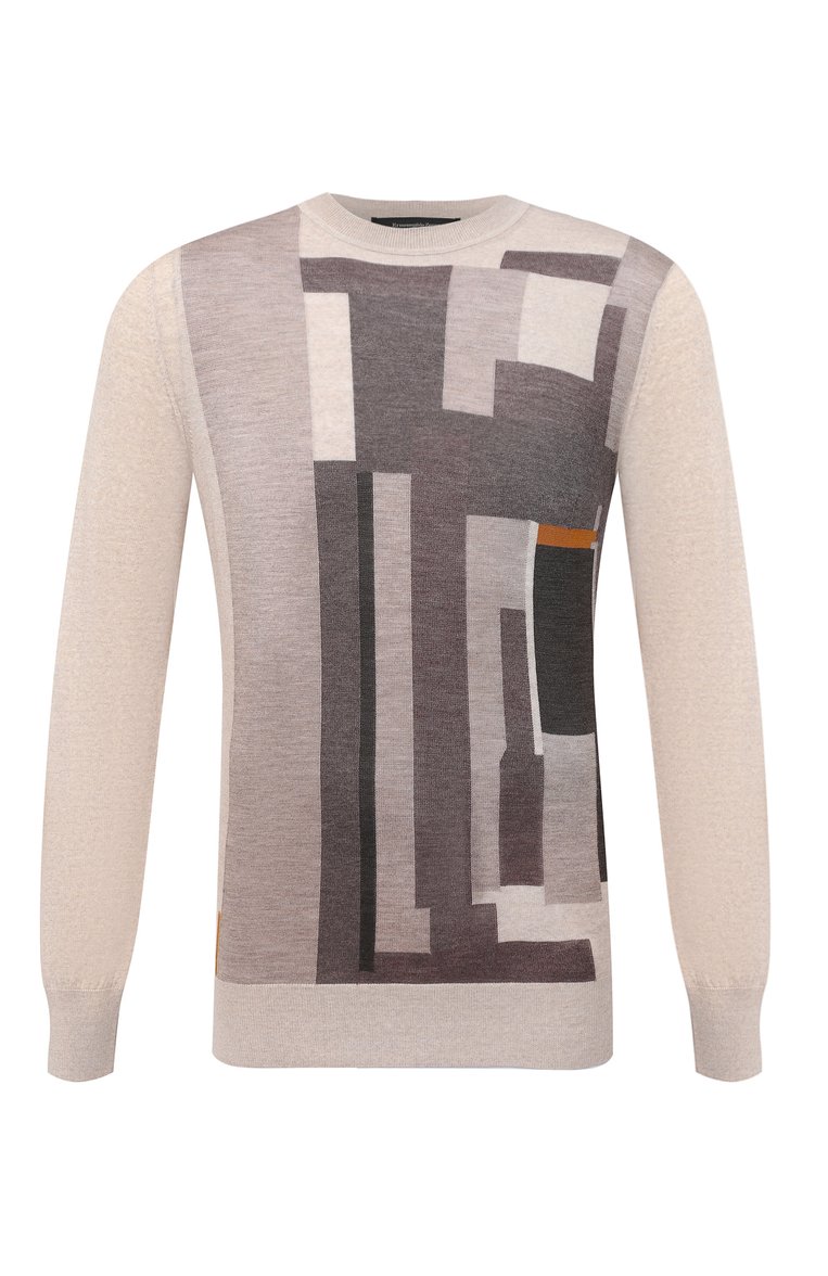 Джемпер из шерсти и шелка ZEGNA, арт. UVF99/110, фото 1