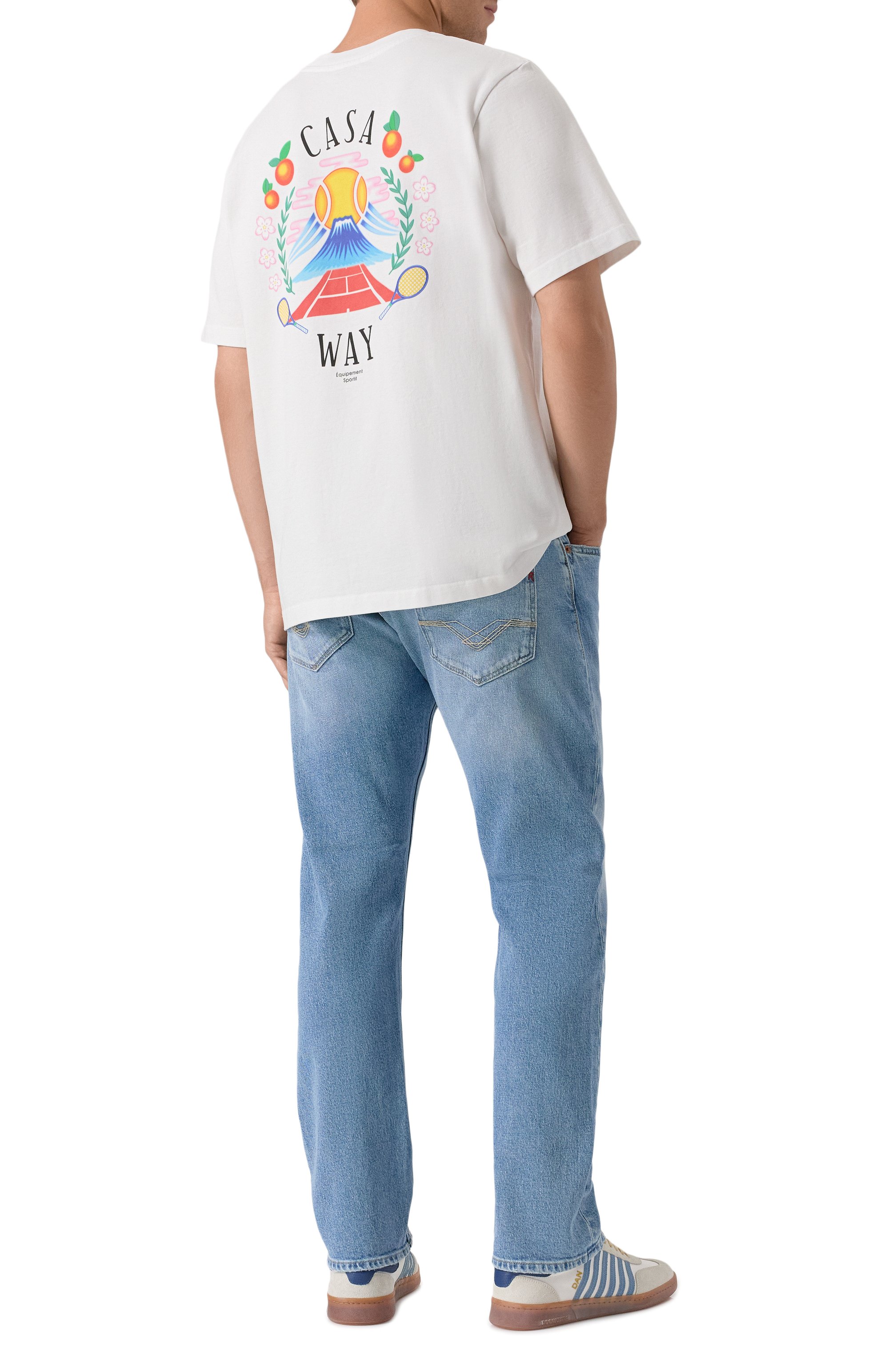 Хлопковая футболка CASABLANCA, арт. MPF25-JTS-001-08, фото 2