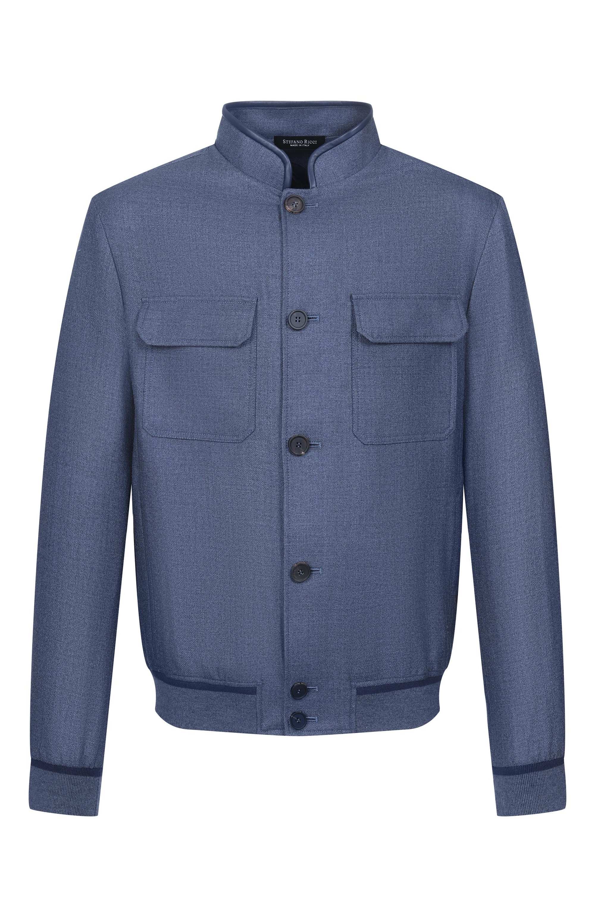 Бомбер из шелка и шерсти STEFANO RICCI, арт. M7J6100110/KL003U_001, фото 1