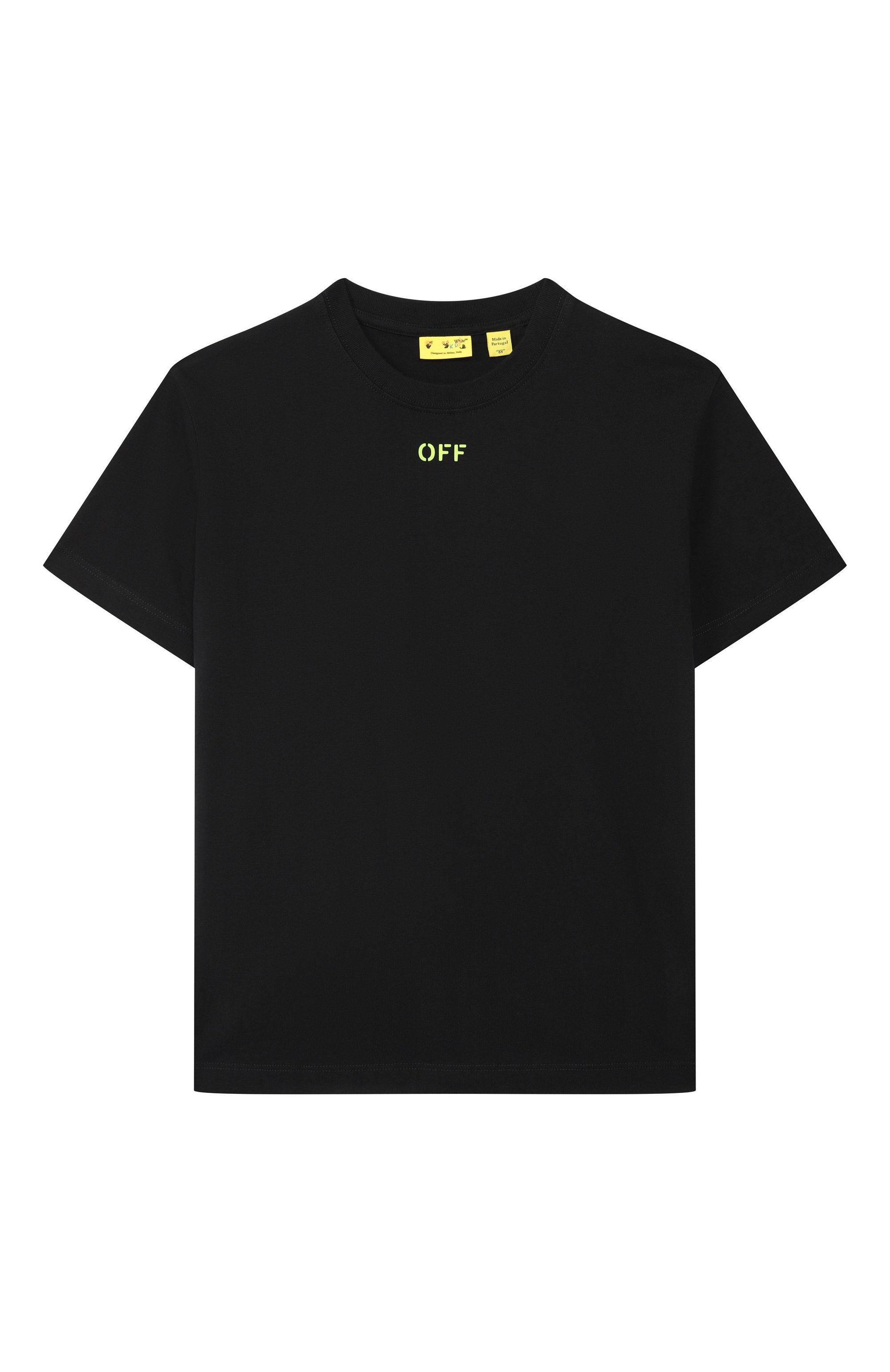 Хлопковая футболка OFF-WHITE, арт. 0BAA002S26JER004, фото 1