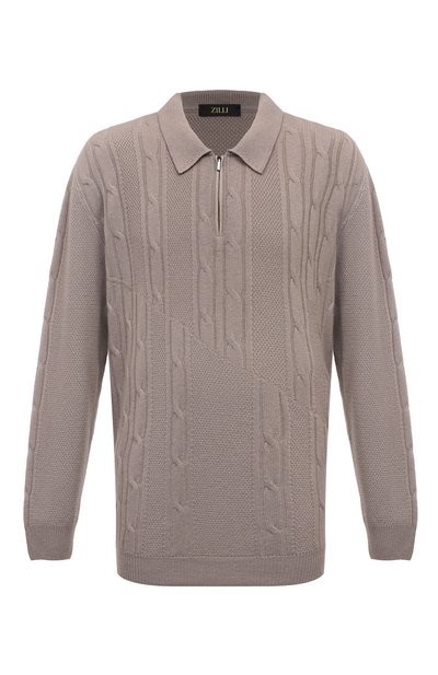 Мужская поло из шерсти и кашемира ZILLI, арт. KZP001M0223VCAB00/62