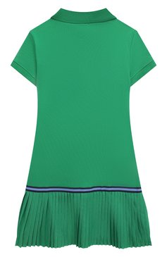 Детское хлопковое платье POLO RALPH LAUREN зеленого цвета, арт. 311862334 | Фото 2 (Рукава: Короткие; Материал внешний: Хлопок; Девочки Кросс-КТ: Платье-одежда; Случай: Повседневный; Драгоценные камни: Проставлено; Материал сплава: Проставлено; Нос: Не проставлено; Ростовка одежда: 2 года | 92 см, 3 года | 98 см, 4 года | 104 см)