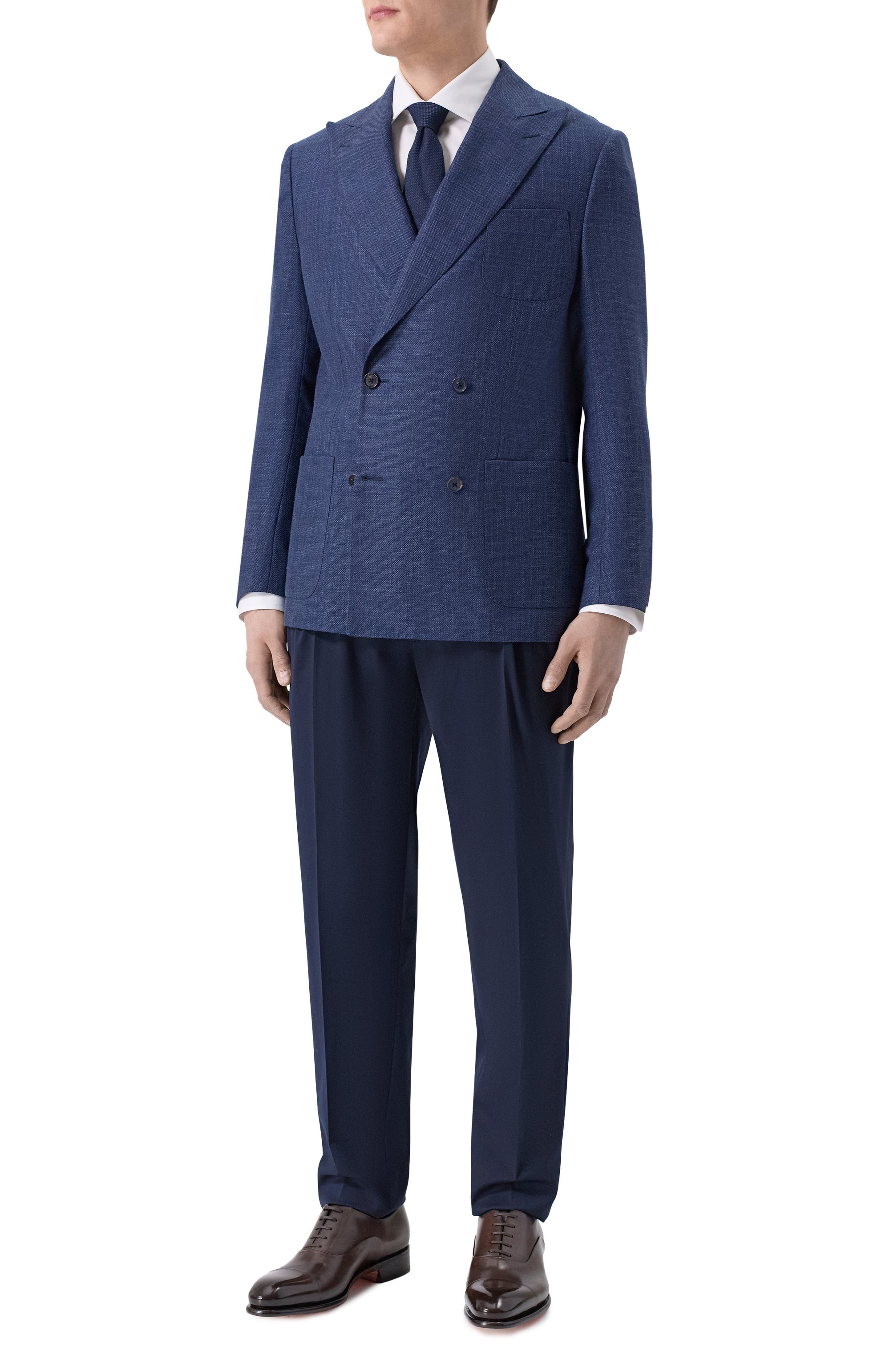 Хлопковая сорочка ALESSANDRO GHERARDI белого цвета по цене 31100 руб., арт. BR1M-2G-7T/1X62, фото 2 Хлопковая сорочка ALESSANDRO GHERARDI, арт. BR1M-2G-7T/1X62, фото 2