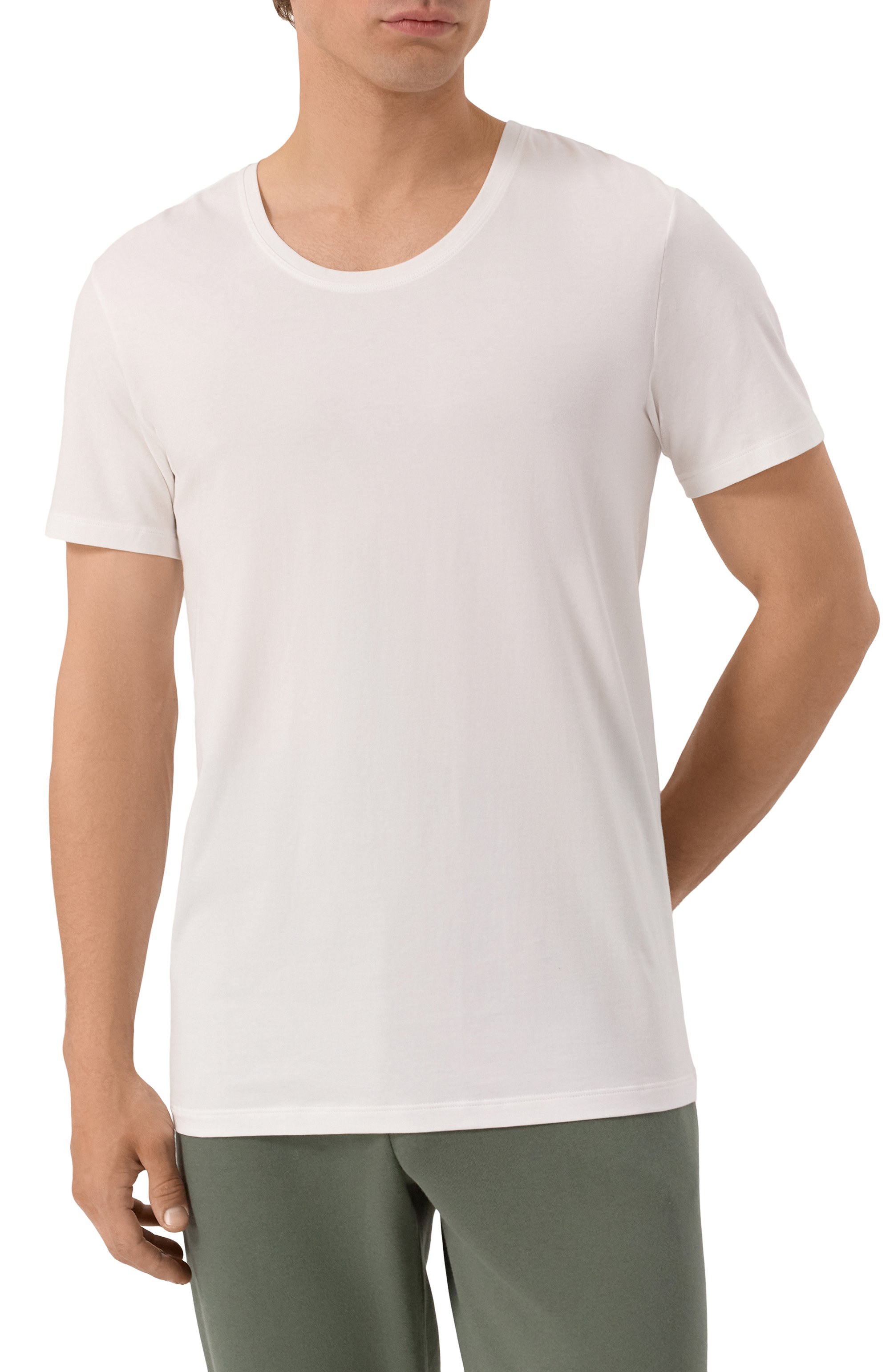 Хлопковая футболка HANRO, арт. 073088, фото 3