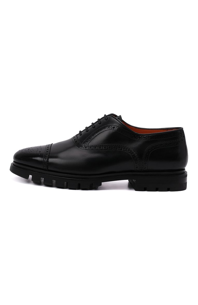 Кожаные оксфорды SANTONI, арт. MCCG17916SM5EVRTN01, фото 1