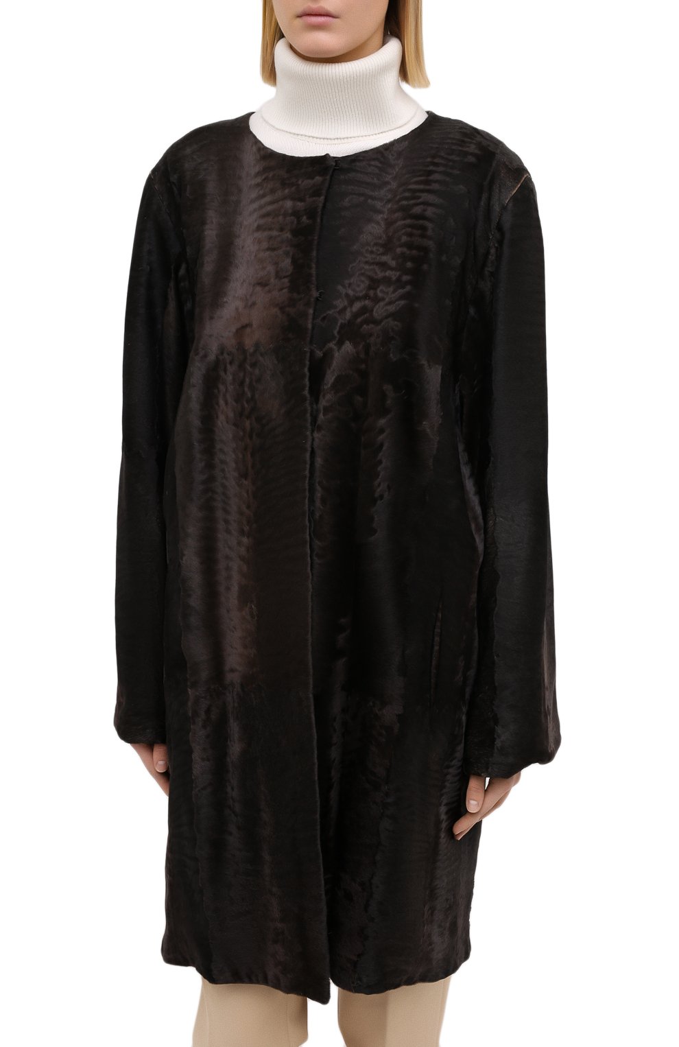 Шуба из свакары YVES SALOMON, арт. 6WTM96195BREX, фото 3