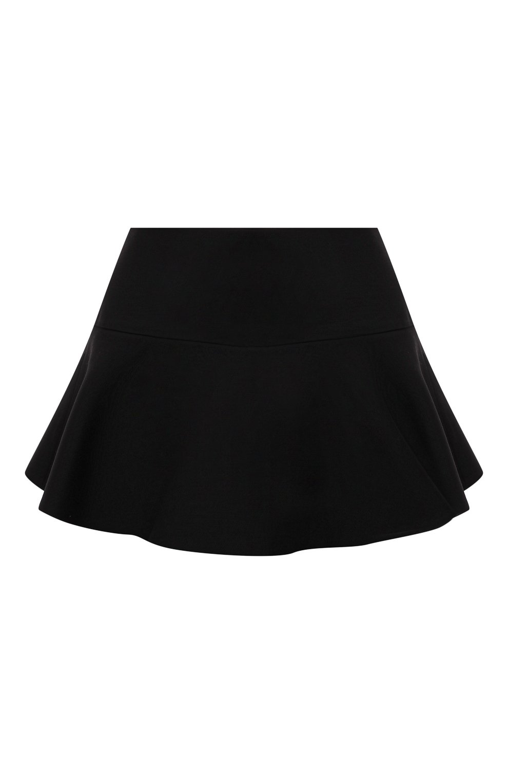 Юбка-шорты из шерсти и шелка VALENTINO черного цвета по цене 133500 руб., арт. WB0RA8861CF, фото 1 Юбка-шорты из шерсти и шелка VALENTINO, арт. WB0RA8861CF, фото 1