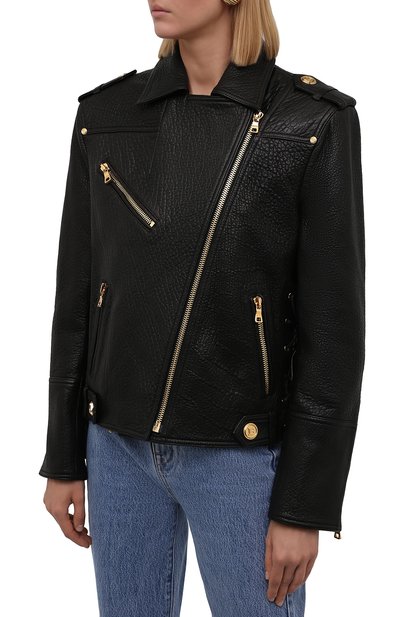 Кожаная куртка BALMAIN, арт. WF1TD035/L166, фото 3