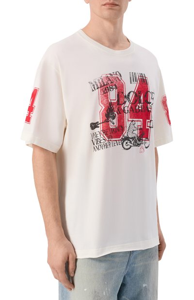 Хлопковая футболка DOLCE & GABBANA, арт. G8PN9T/G7PQB, фото 3