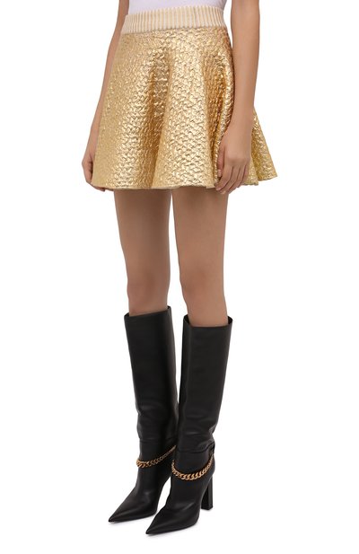 Шерстяная юбка VALENTINO, арт. WB0KG02J6QB, фото 3