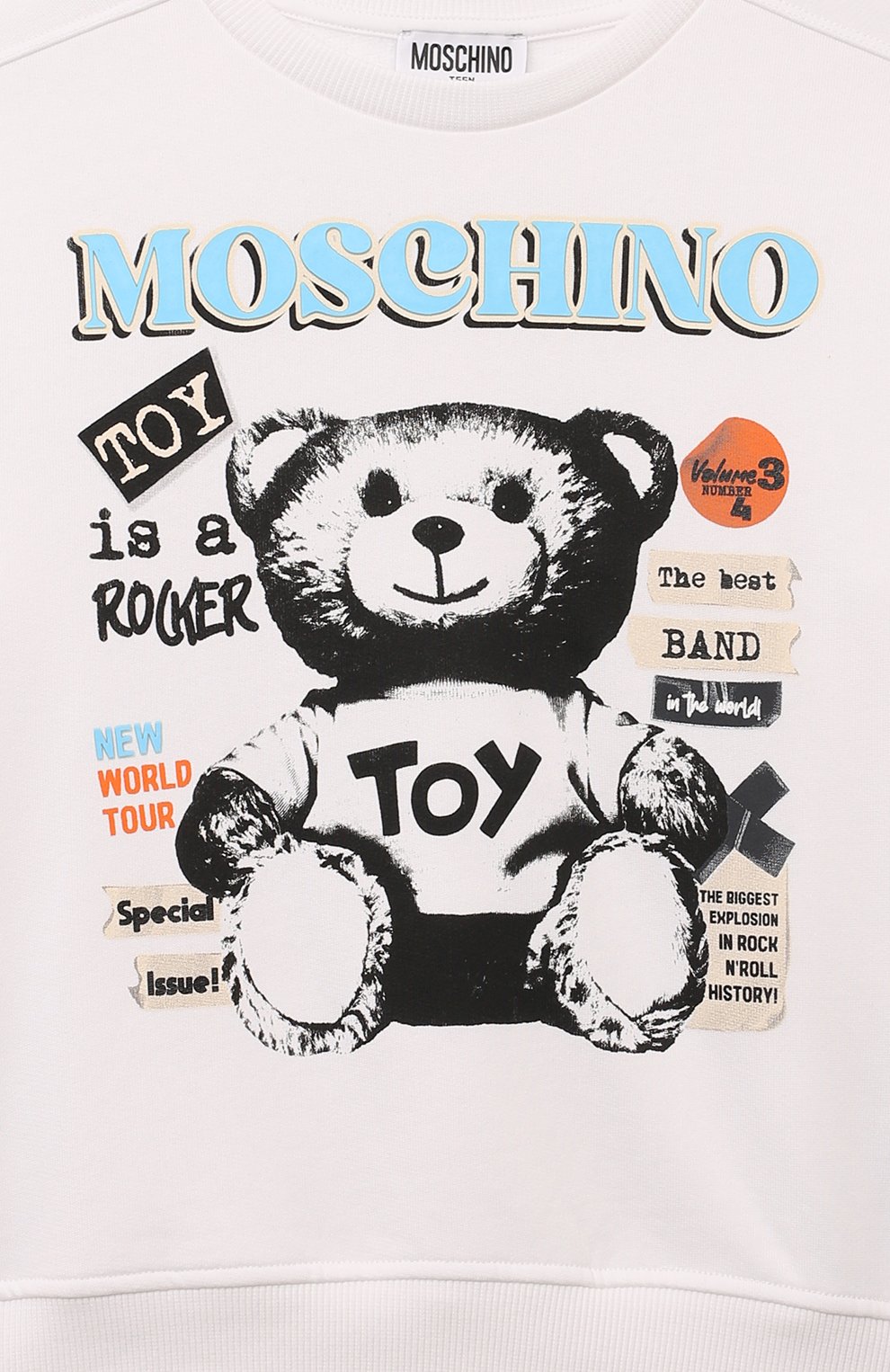 Хлопковый свитшот MOSCHINO, арт. HUF08Q/LCA58/10-14, фото 3