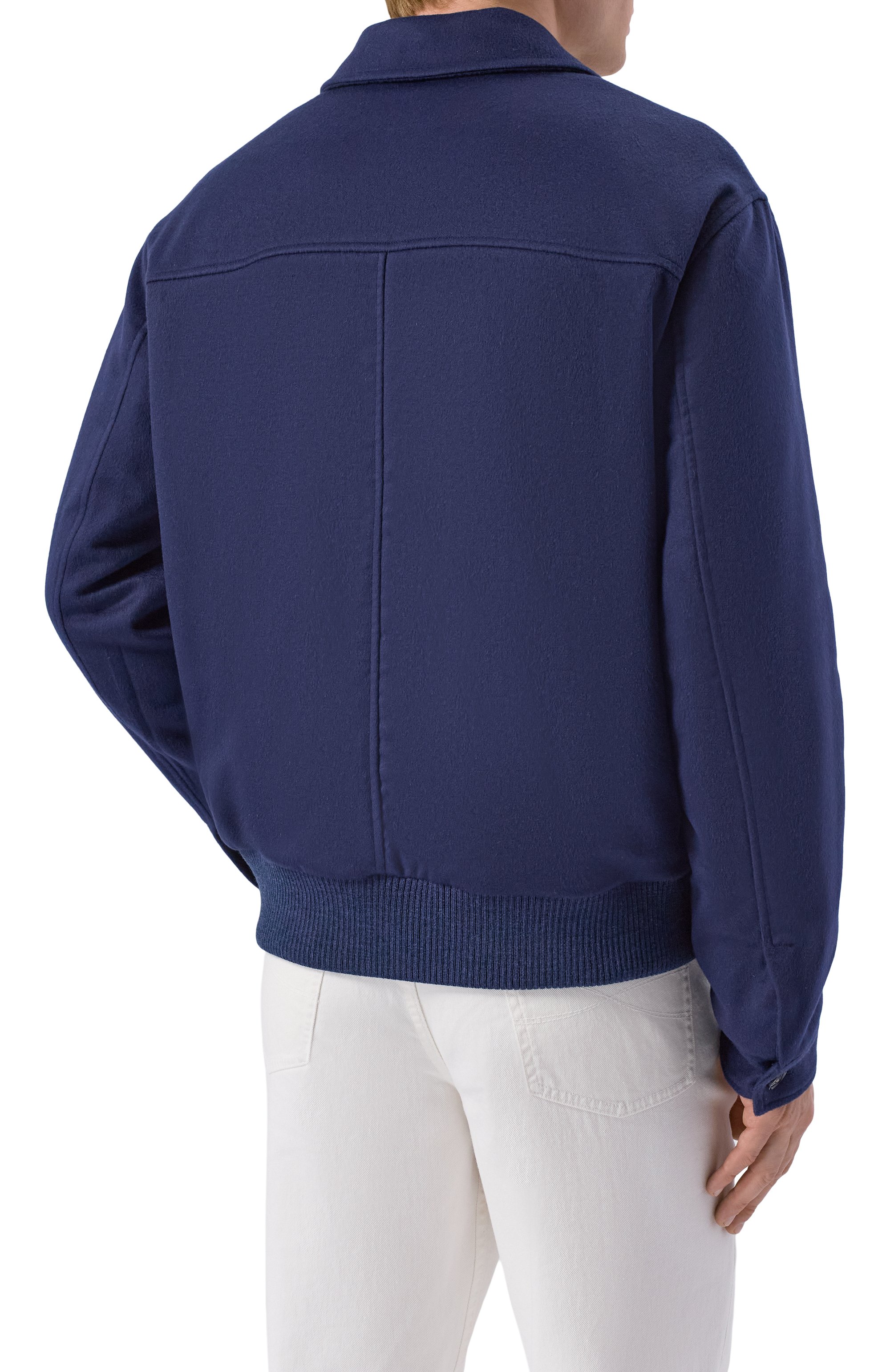 Бомбер из шерсти викуньи KITON, арт. UW2233K0658E, фото 4