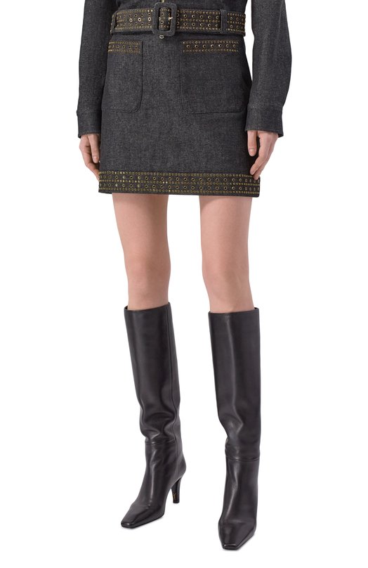 Джинсовая юбка Elie Saab SK241EF25/DE002 Синий  SK241EF25/DE002 Фото 3